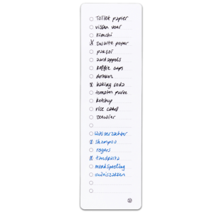 Sticky boodschappen planner Whiteboard