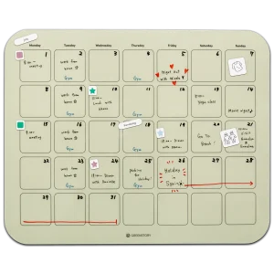 productfoto maandplanner groen gevuld