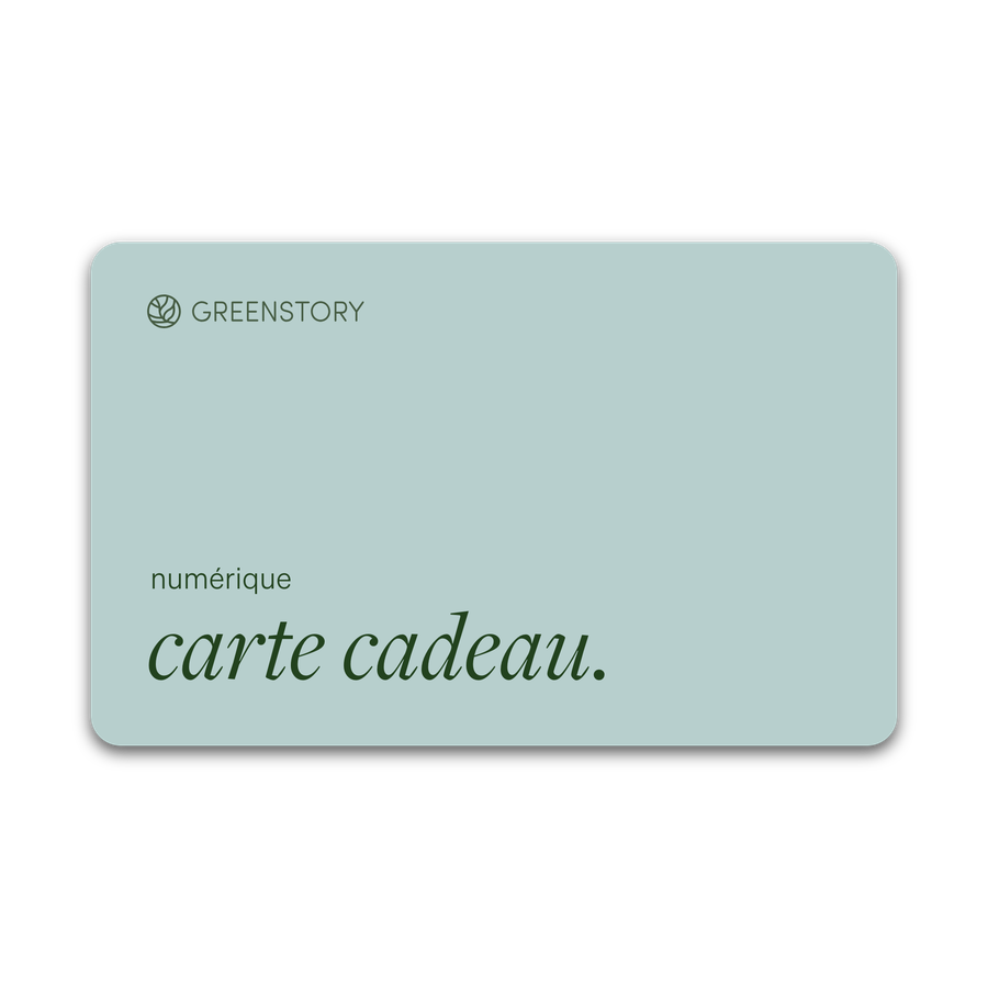 Chèque-cadeau numérique GreenStory bleu