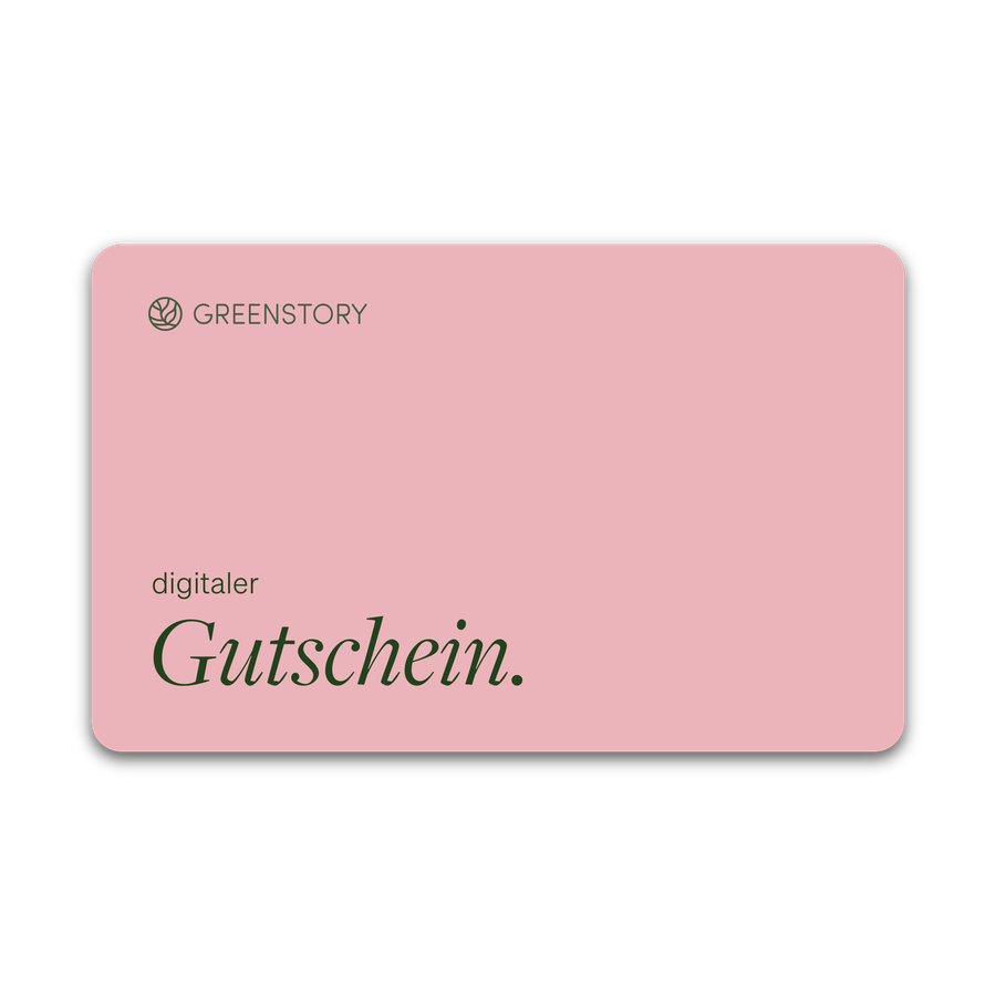 GreenStory digitaler Geschenkgutschein in Rosa