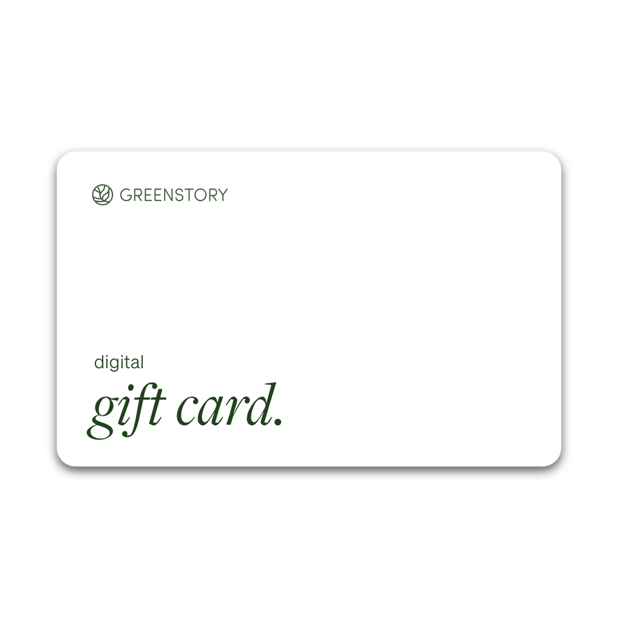 GreenStory digital gift card, white
