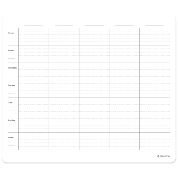 familieplanner gelijnd