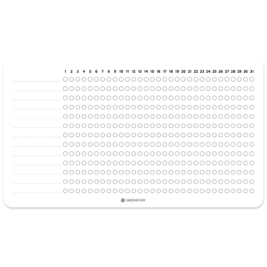 habit tracker (2025) - blanc