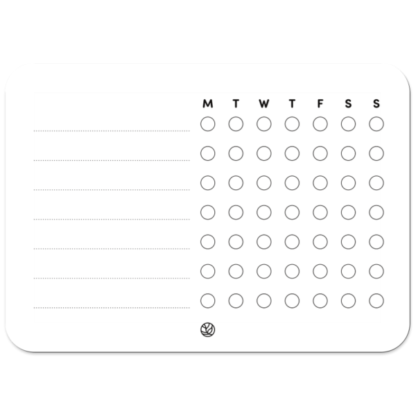 habit tracker - Week