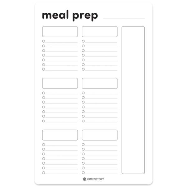 meal prep planner