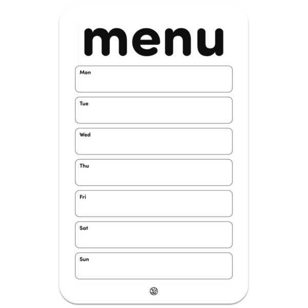 menu planner mini