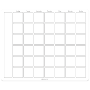 sticky Family Planner - White, L