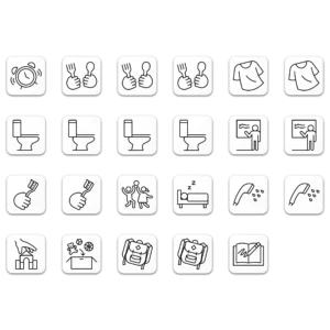 Sticky Picto - Day rhythm child set