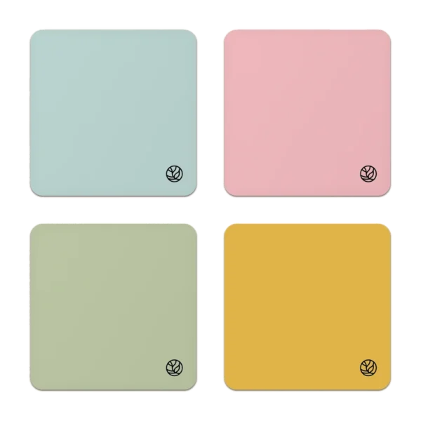sticky tabs vierkant - 4 kleuren
