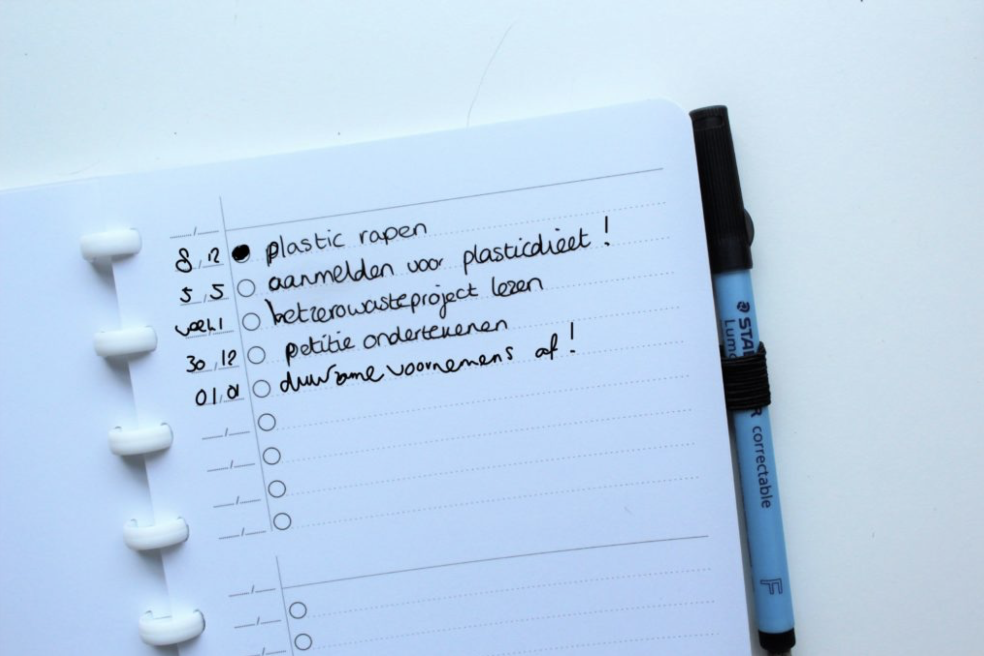 Uitwisbaar Notitieboek Van Greenstory